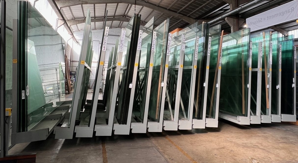 STO-036 Lisec LBR storage system for 16 pos of Jumbo 10000